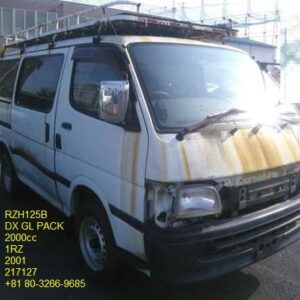 Toyota Hiace DX RHZ125B Engine 2000cc Code 1RZ Year 2001