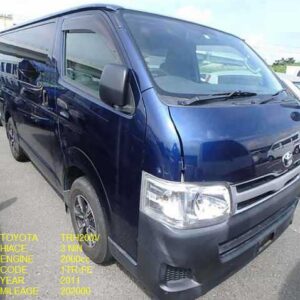 Toyota Hiace 3 NIN TRH200V Engine 2000cc Code 1TR-FE Year 2011